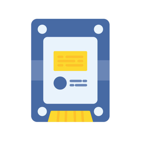 Solid State Drive Creative Icons Designのイラスト素材