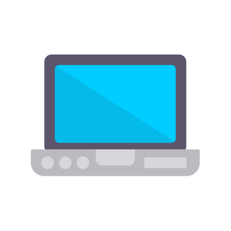 Laptop Creative Icons Designのイラスト素材