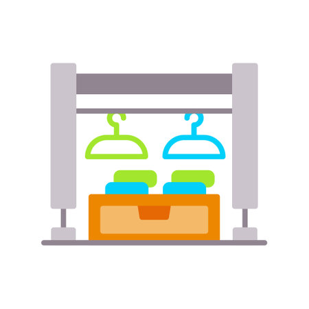 Clothes Rack Creative Icons Designのイラスト素材