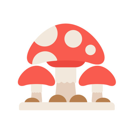 Mushroom Creative Icons Designのイラスト素材