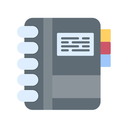 Notebook Creative Icons Designのイラスト素材