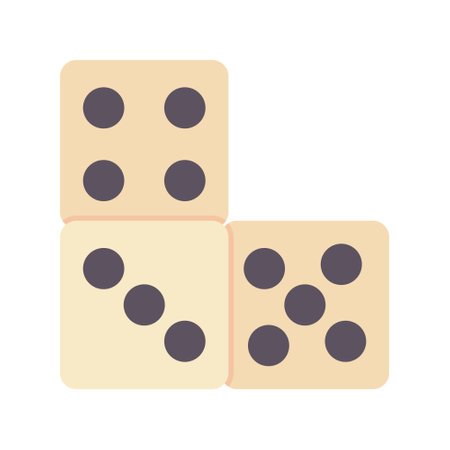Domino Piece Creative Icons Designのイラスト素材