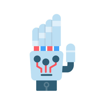 Robot Hand Creative Icons Designのイラスト素材