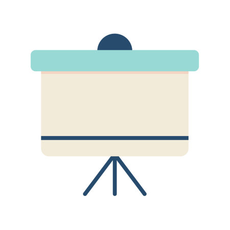 Projector Screen Creative Icons Designのイラスト素材