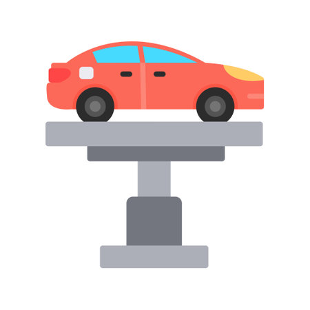 Car Lifter Creative Icons Designのイラスト素材
