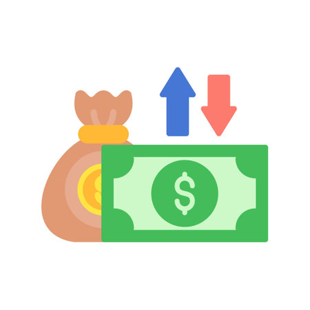 Cash Flow Creative Icons Designのイラスト素材