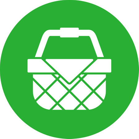 Picnic Basket Creative Icons Designのイラスト素材