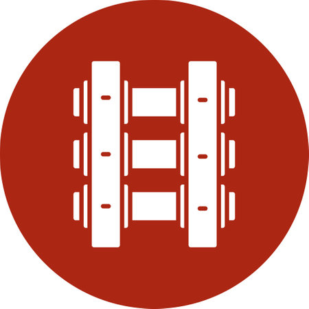 Train Tracks Creative Icons Designのイラスト素材