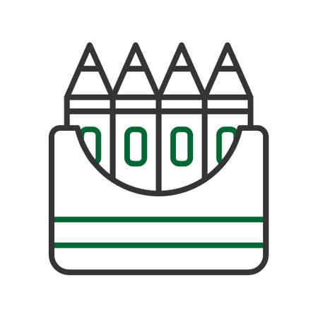 Crayons Iconのイラスト素材