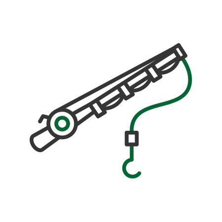 Fishing Rod Iconのイラスト素材