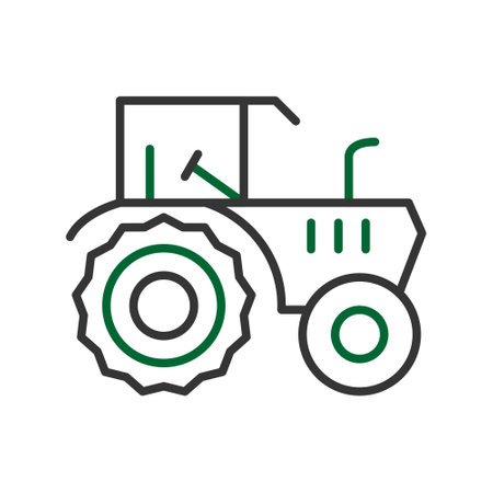 Tractor Iconのイラスト素材