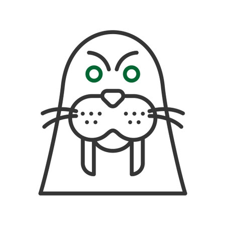 Walrus Iconのイラスト素材