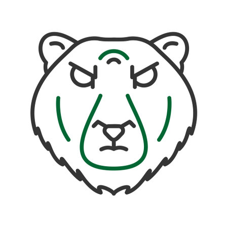 Polar Bear Iconのイラスト素材