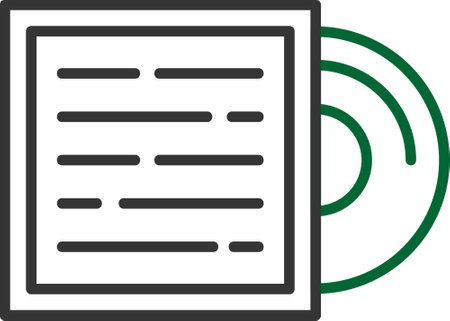 Cd Iconのイラスト素材