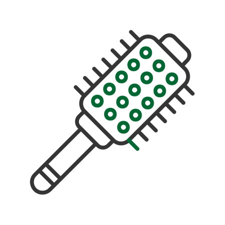 Hair Brush Creative Icons Designのイラスト素材