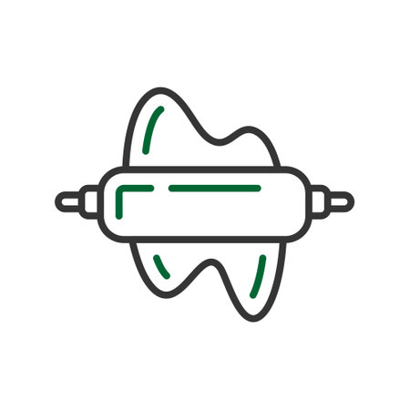 Rolling Pin Creative Icons Designのイラスト素材