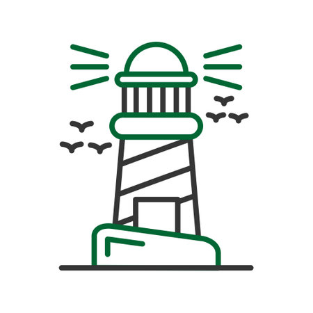 Lighthouse Creative Icons Designのイラスト素材