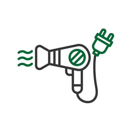 Hairdryer Creative Icons Designのイラスト素材