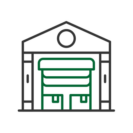 Warehouse Creative Icons Designのイラスト素材