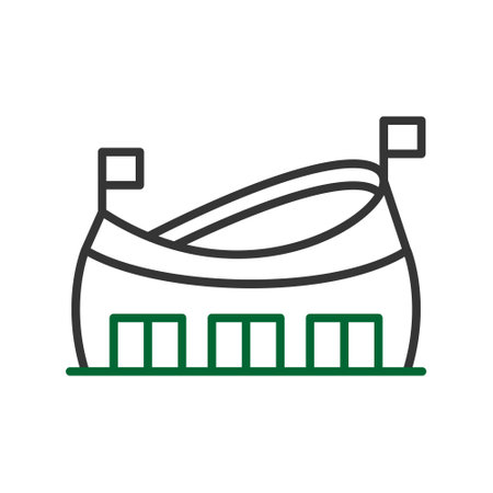 Stadium Creative Icons Designのイラスト素材