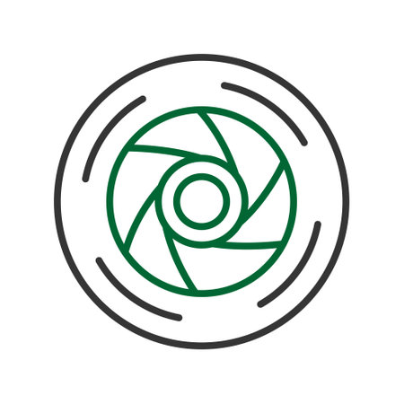 Diaphragm Creative Icons Designのイラスト素材