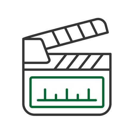 Clapperboard Creative Icons Designのイラスト素材