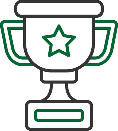 Trophy Creative Icons Designのイラスト素材