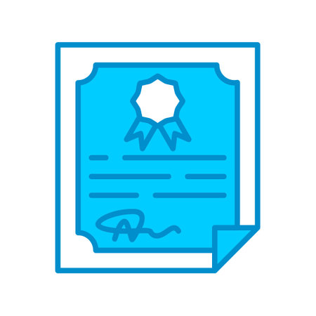 Diploma Iconのイラスト素材