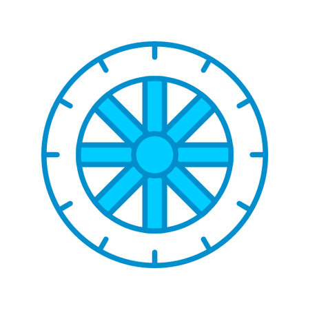 Wheel Iconのイラスト素材