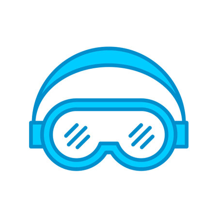 Ski Goggles iconのイラスト素材