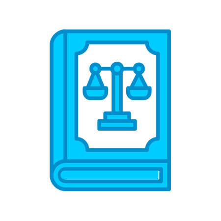 Law Book Iconのイラスト素材