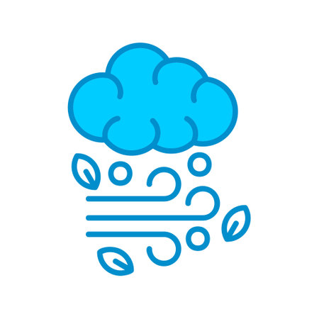 Wind iconのイラスト素材