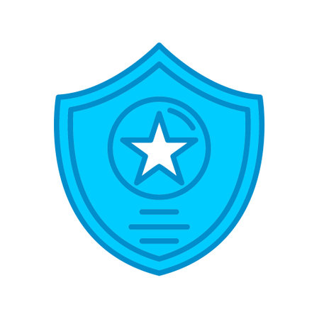 Sheriff Iconのイラスト素材