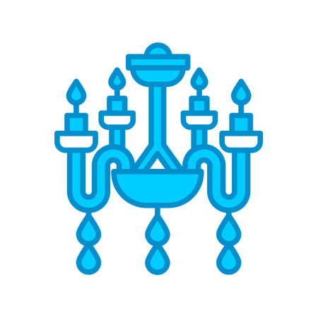 Chandelier Creative Icons Designのイラスト素材
