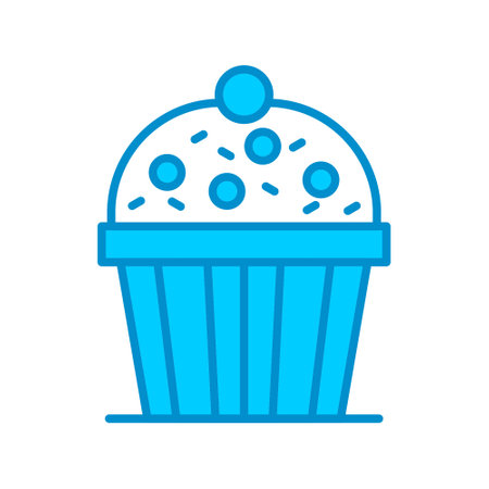 Cupcake Creative Icons Designのイラスト素材