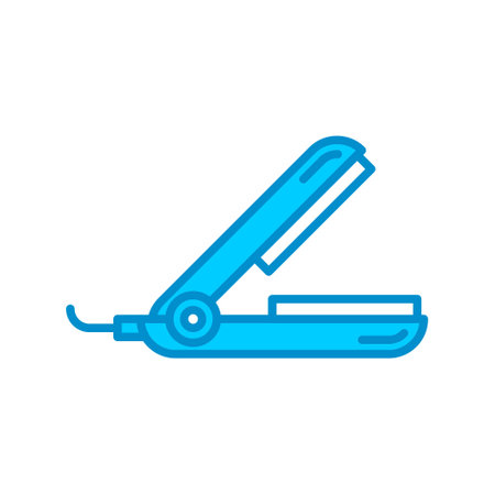 Hair Straightener Creative Icons Designのイラスト素材