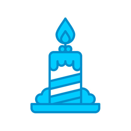 Candle Creative Icons Designのイラスト素材