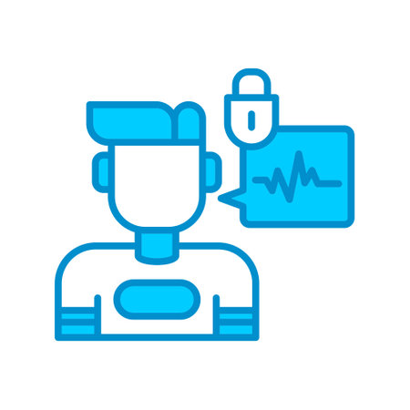 Biometric Creative Icons Designのイラスト素材