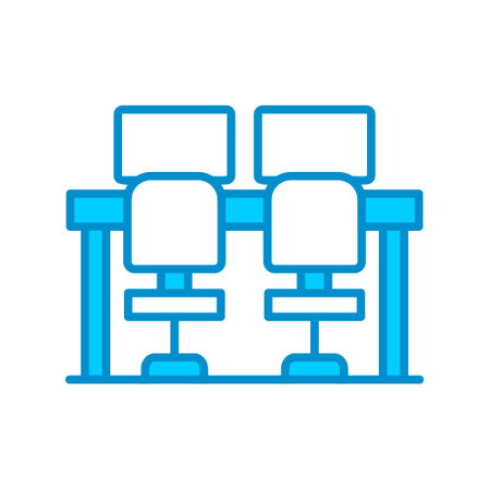 Coworking Creative Icons Designのイラスト素材