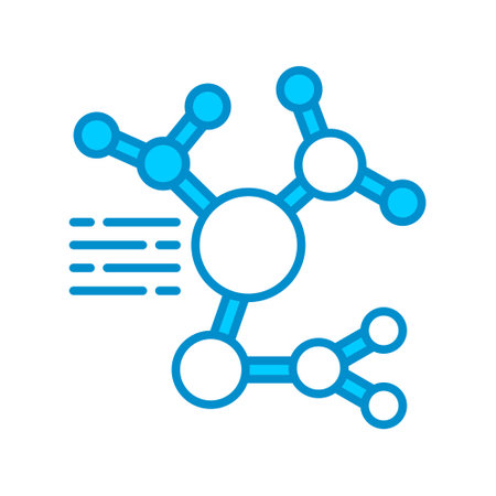 Molecular Structure Creative Icons Designのイラスト素材