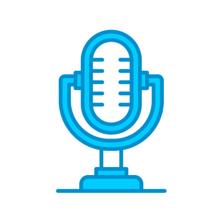 Microphone Creative Icons Designのイラスト素材