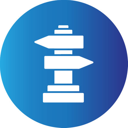 Road Sign Iconのイラスト素材