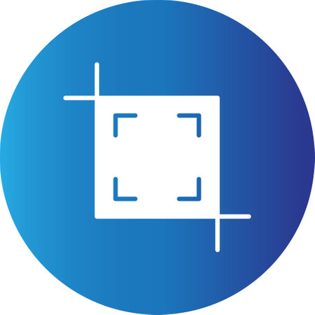 Crop Iconのイラスト素材