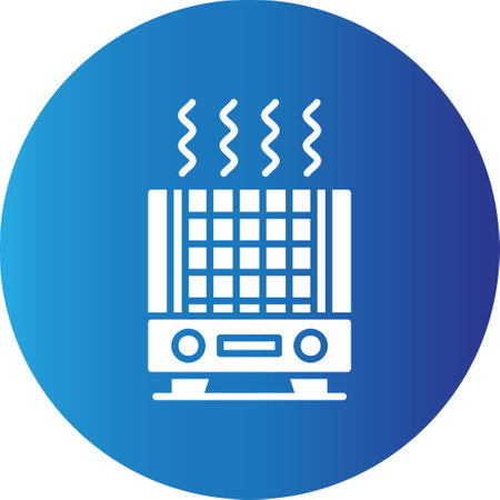 Heater iconのイラスト素材