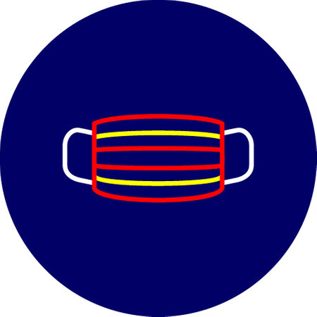Mask Iconのイラスト素材