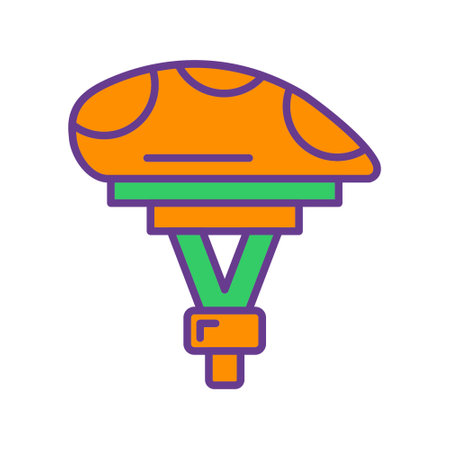 Bike Helmet Iconのイラスト素材