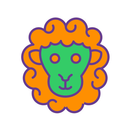 Sheep Iconのイラスト素材