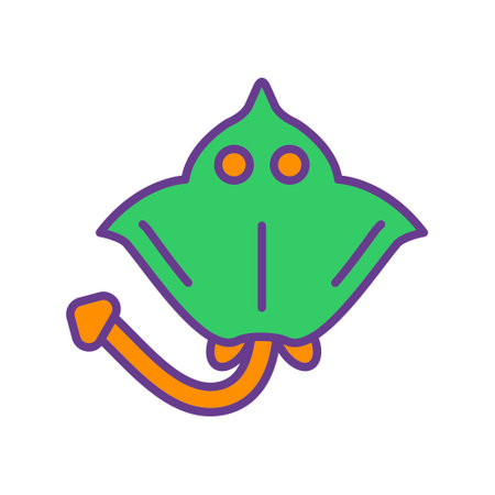 Stingray Iconのイラスト素材