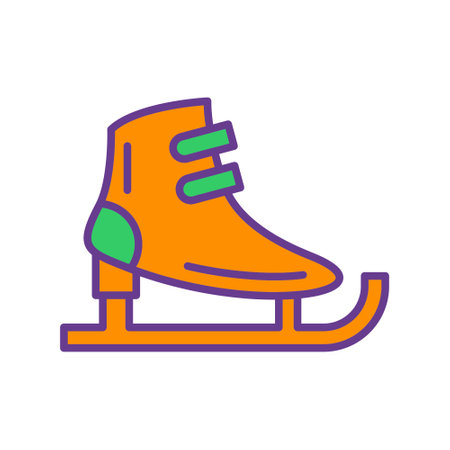 Ice Skates Iconのイラスト素材
