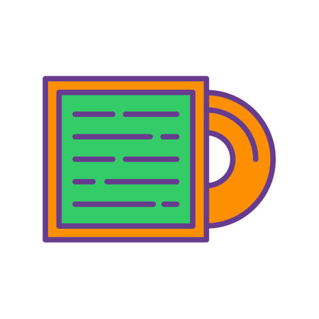 Cd Iconのイラスト素材